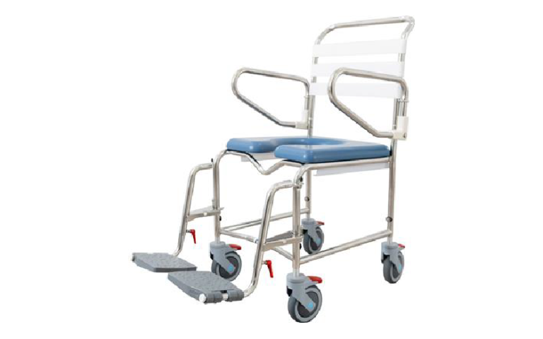 Transit Commode Transit Mobile Shower Commode - Height Adjustable - Regency Care
